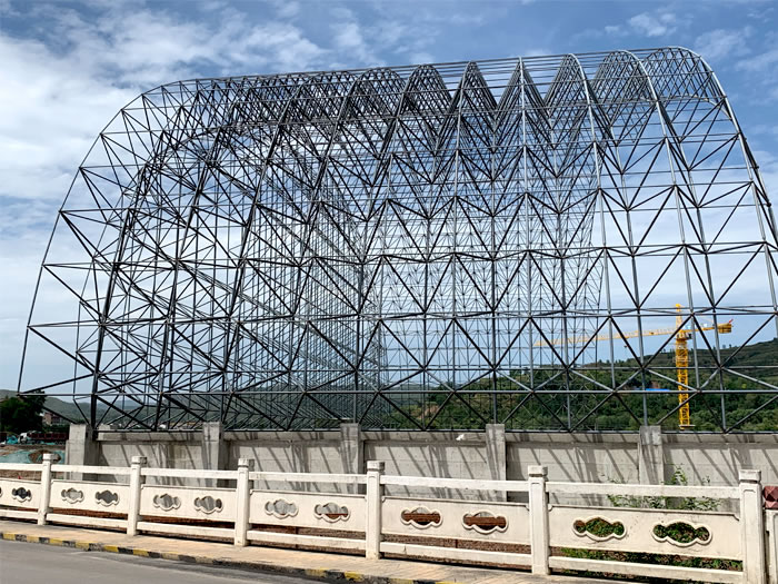 上饶山寨矿储煤棚网架